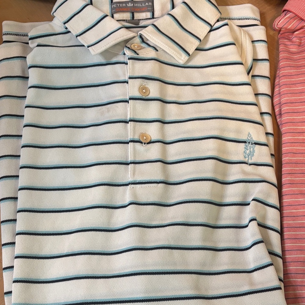 Peter Millar Kids Button Down Shirts - Stripes An… - image 2